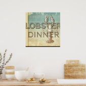 ロブスターディナー ポスター (キッチン)