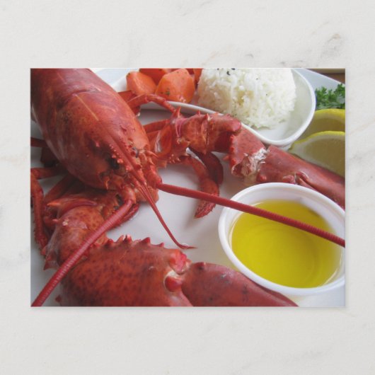 ロブスターディナー ポストカード (正面)