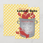 ロブスターディナー 招待状 (正面/裏面)