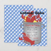 ロブスターディナー 招待状 (正面/裏面)