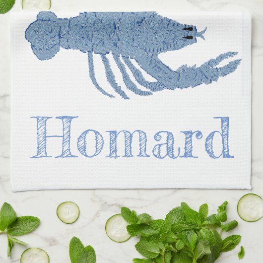 ロブスタートピアリージンジャーズピックボールデコールキット キッチンタオル (折り畳み)