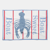 ロブスタートピアリージンジャーズピックボールデコール キッチンタオル (横)