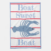 ロブスタートピアリージンジャーズピックボールデコール キッチンタオル (縦)