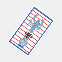 ロブスタートピアリージンジャーズ紙ゲストタオル