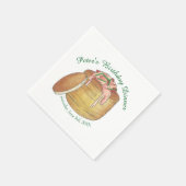 ロブスターニューバーグニューバーグシーフードディナーパーティー スタンダードカクテルナプキン (角)