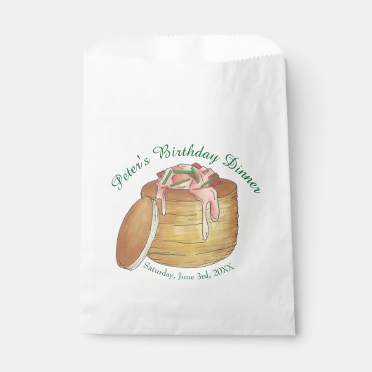 ロブスターニューバーグニューバーグシーフードディナーパーティー フェイバーバッグ (正面)