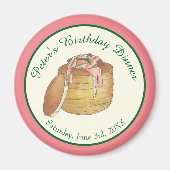 ロブスターニューバーグニューバーグシーフードディナーパーティー マグネット (正面)