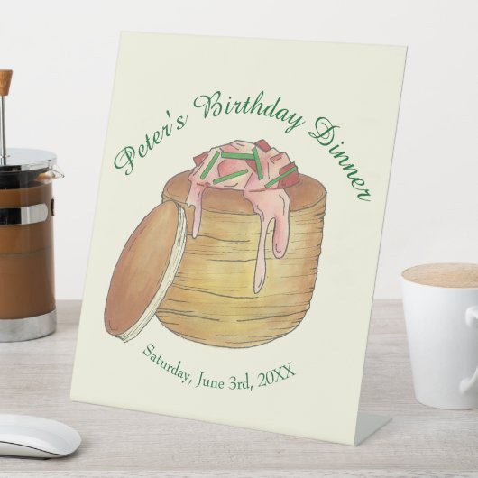 ロブスターニューバーグニューバーグシーフードディナーパーティー 台座サイン (インサイチュ)