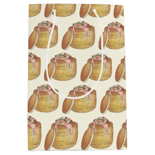 ロブスターニューバーグニューバーグシーフードフードレトロ料理 ミディアムペーパーバッグ (正面)