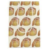 ロブスターニューバーグニューバーグシーフードフードレトロ料理 ミディアムペーパーバッグ (裏面)