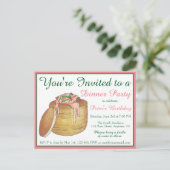 ロブスターニューバーグニューヨークシティシーフードディナー インビテーションポストカード (スタンド正面)