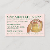 ロブスターニューバーグニューヨークシティシーフードディナー 名刺 (正面)