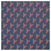 ロブスターネイビーブルー ファブリック (見本)