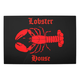 ロブスターハウスメタルウォールアート メタルプリント