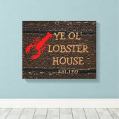 ロブスターハウス キャンバスプリント (インサイチュ (ウッドフロア))