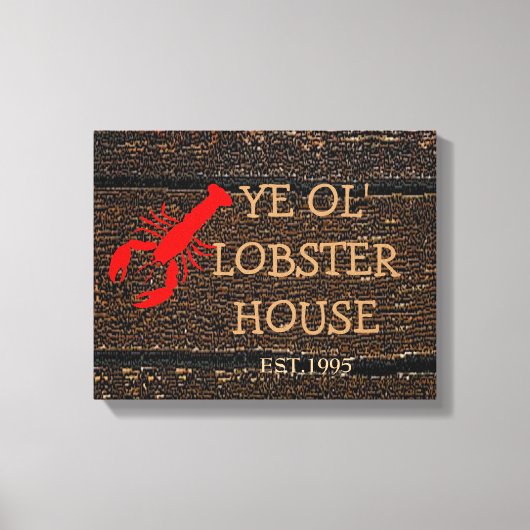 ロブスターハウス キャンバスプリント (正面)