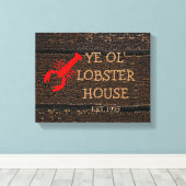 ロブスターハウス キャンバスプリント (インサイチュ (ウッドフロア))