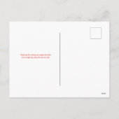 ロブスターバレンタインデー シーズンポストカード (裏面)