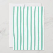 ロブスターパーティの招待状 – 夏のシーフードボイル， 招待状 (裏面)