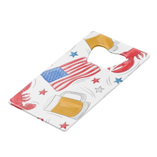 ロブスタービアフラッグスター クレジットカード栓抜き (裏面アングル)