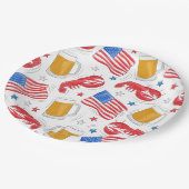 ロブスタービアフラッグスター ペーパープレート (アングル)