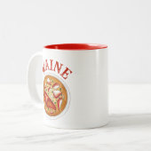 ロブスタービスクスープシーフードフード料理メインME ツートーンマグカップ (正面左)