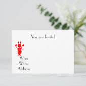 ロブスタービーチをテーマ 招待状 (スタンド正面)