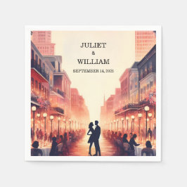 ロブスタービーチ海サマーニューオーリンズ結婚ズ スタンダードカクテルナプキン