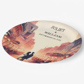 ロブスタービーチ海サマーニューオーリンズ結婚ズ ペーパープレート (アングル)