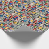 ロブスターブイのギフトラップ ラッピングペーパー (角)