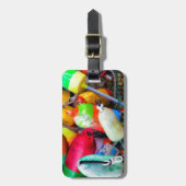 ロブスターブイアットバスハーバー ラゲッジタグ (正面縦)