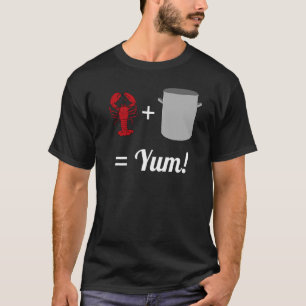 ロブスタープラスポットはYumに等しい Tシャツ