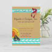 ロブスターベイクビーチパーティの招待状 招待状 (スタンド正面)