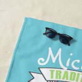 ロブスターベークサンバーンユーモアID417 ビーチタオル (インサイチュ)