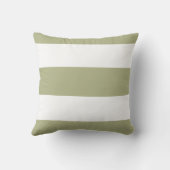 ロブスターホワイトオンカーキグリーン枕 クッション (裏面)