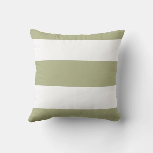 ロブスターホワイトオンカーキグリーン枕 クッション (裏面)