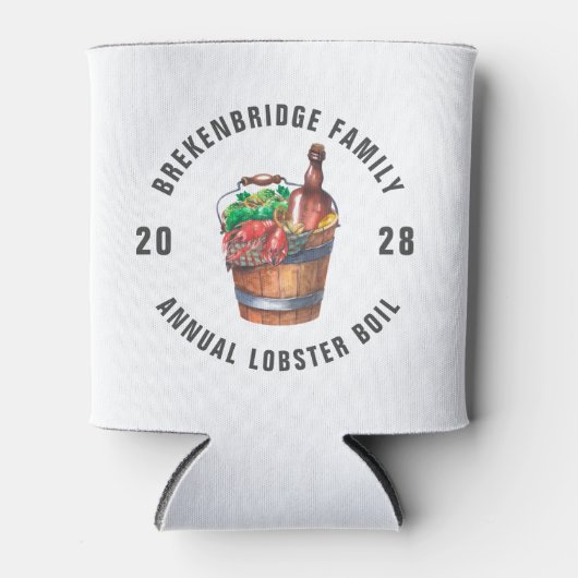 ロブスターボイルアニュアルファミリー懇親会夏パーティー 缶クーラー (正面)