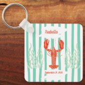 ロブスターボイルキーチェーン – ケージャンシーフードパーティーのお気に入り キーホルダー (正面)