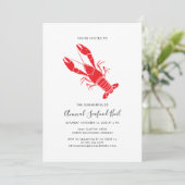 ロブスターボイルシーフード調理パーティー 招待状 (スタンド正面)