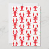 ロブスターボイルシーフード調理パーティー 招待状 (裏面)