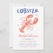ロブスターボイルスクライブル沿岸ブライダルシャワー 招待状 (正面)