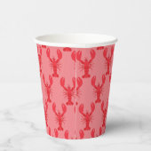 ロブスターボイルバースデーパーティーかわいいキッズブラウニー 紙コップ (右)