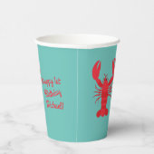 ロブスターボイルバースデーパーティーかわいいキッズブラウニー 紙コップ (右)