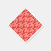 ロブスターボイルバースデーパーティーかわいい子供たち スタンダードカクテルナプキン (角)