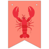 ロブスターボイルバースデーパーティーかわいい子供たち バンティングフラッグ (第1の旗)