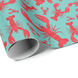 ロブスターボイルバースデーパーティーかわいい子供たち ラッピングペーパー