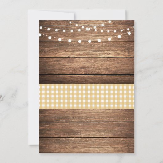 ロブスターボイルBBQ任意の年齢の誕生日パーティクロフィッシュ 招待状 (裏面)