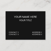 ロブスターボクシングノックアウトパンチ 名刺 (裏面)