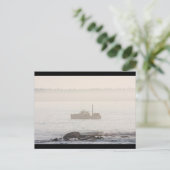 ロブスターボートオフ山デザートアイランドメイン ポストカード (スタンド正面)