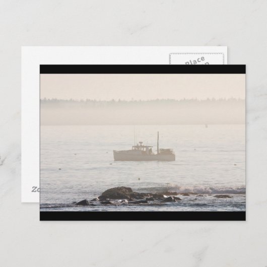ロブスターボートオフ山デザートアイランドメイン ポストカード (正面/裏面)